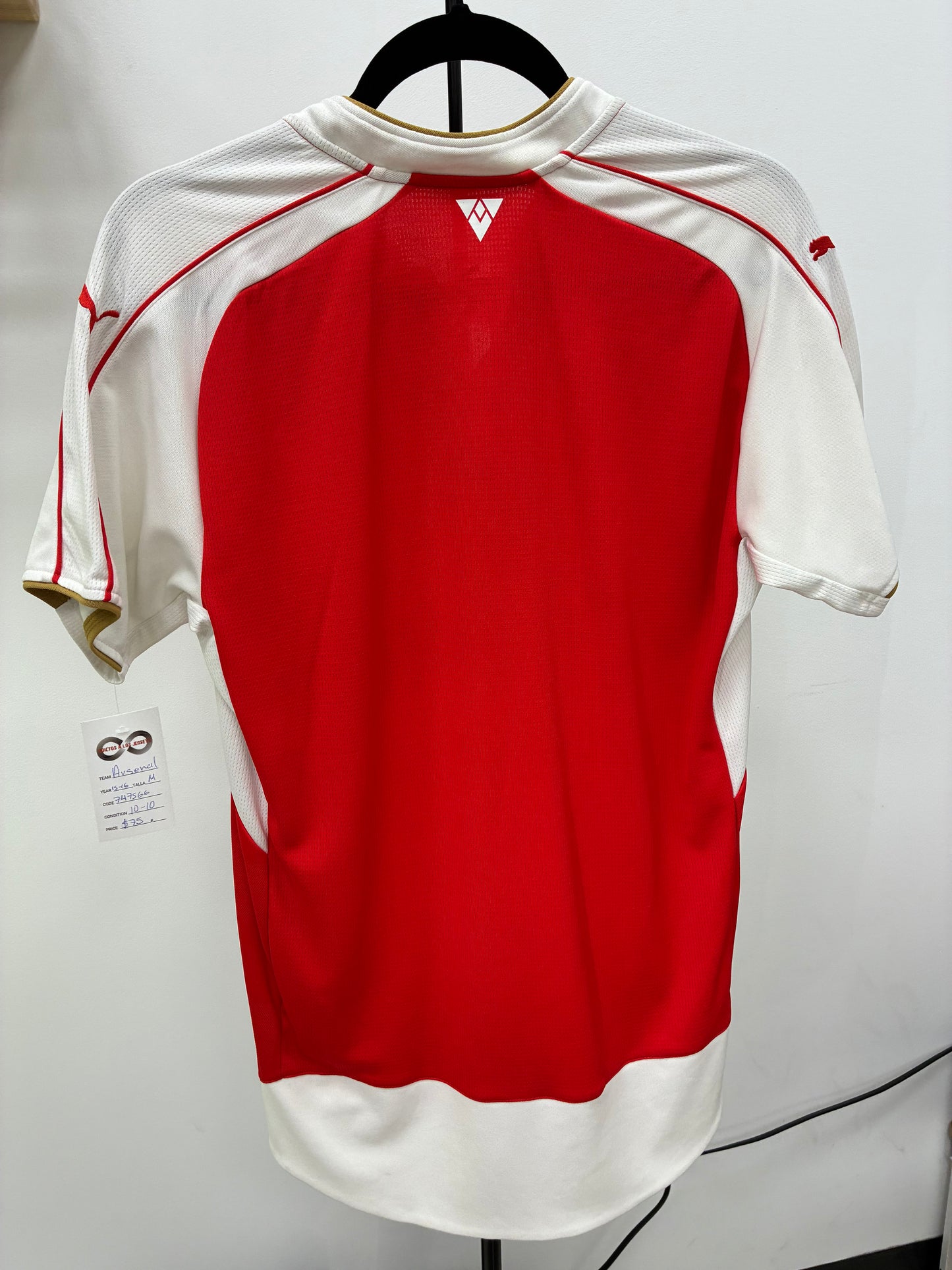 2015-16 Arsenal Home Jersey / Medium / 10/10