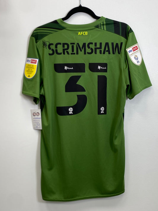 2021-22 AFC Bournemouth scrimshaw 31 Third Jersey / Large / New