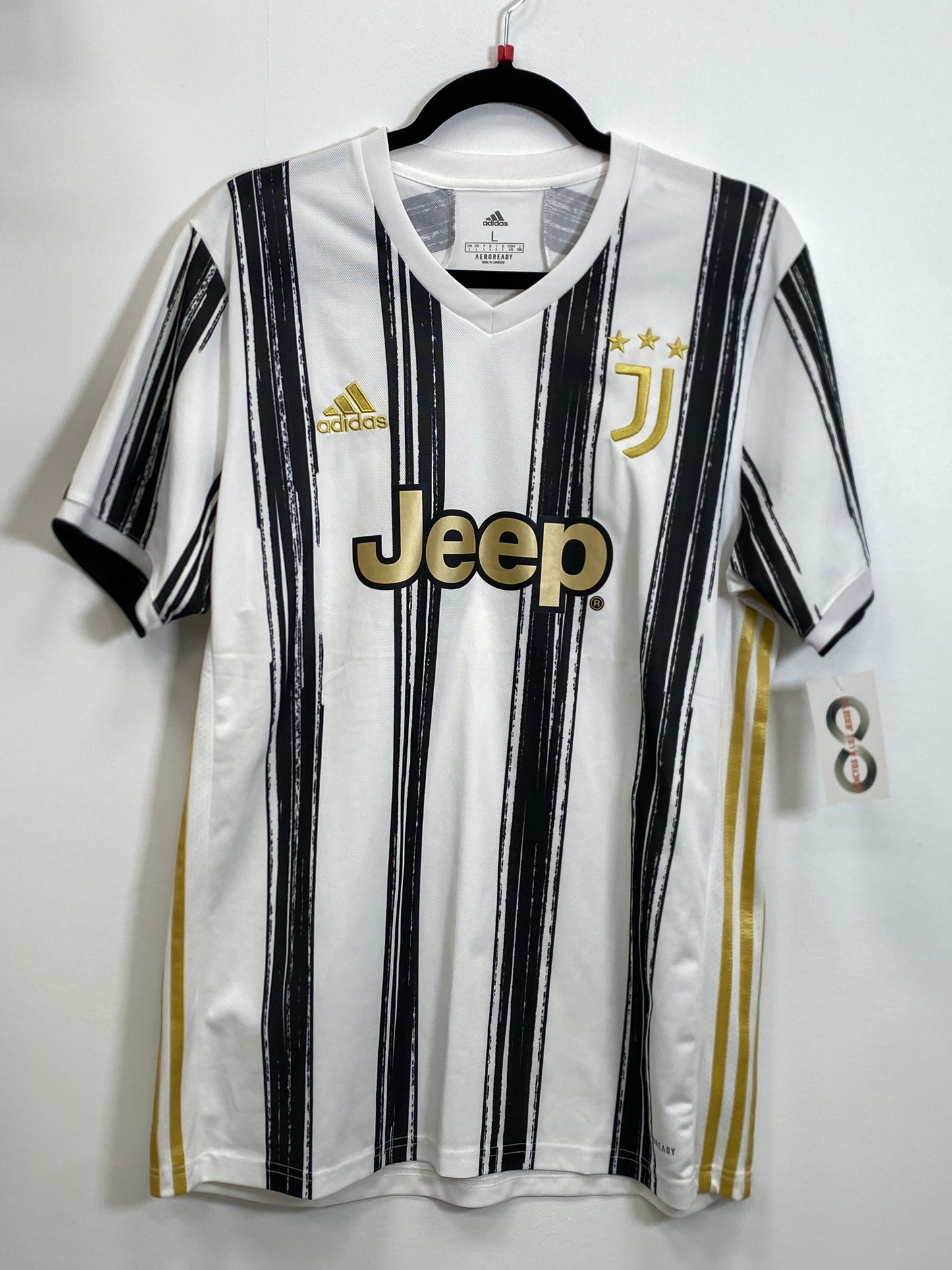 2020-21 Juventus Home Jersey / Large / New