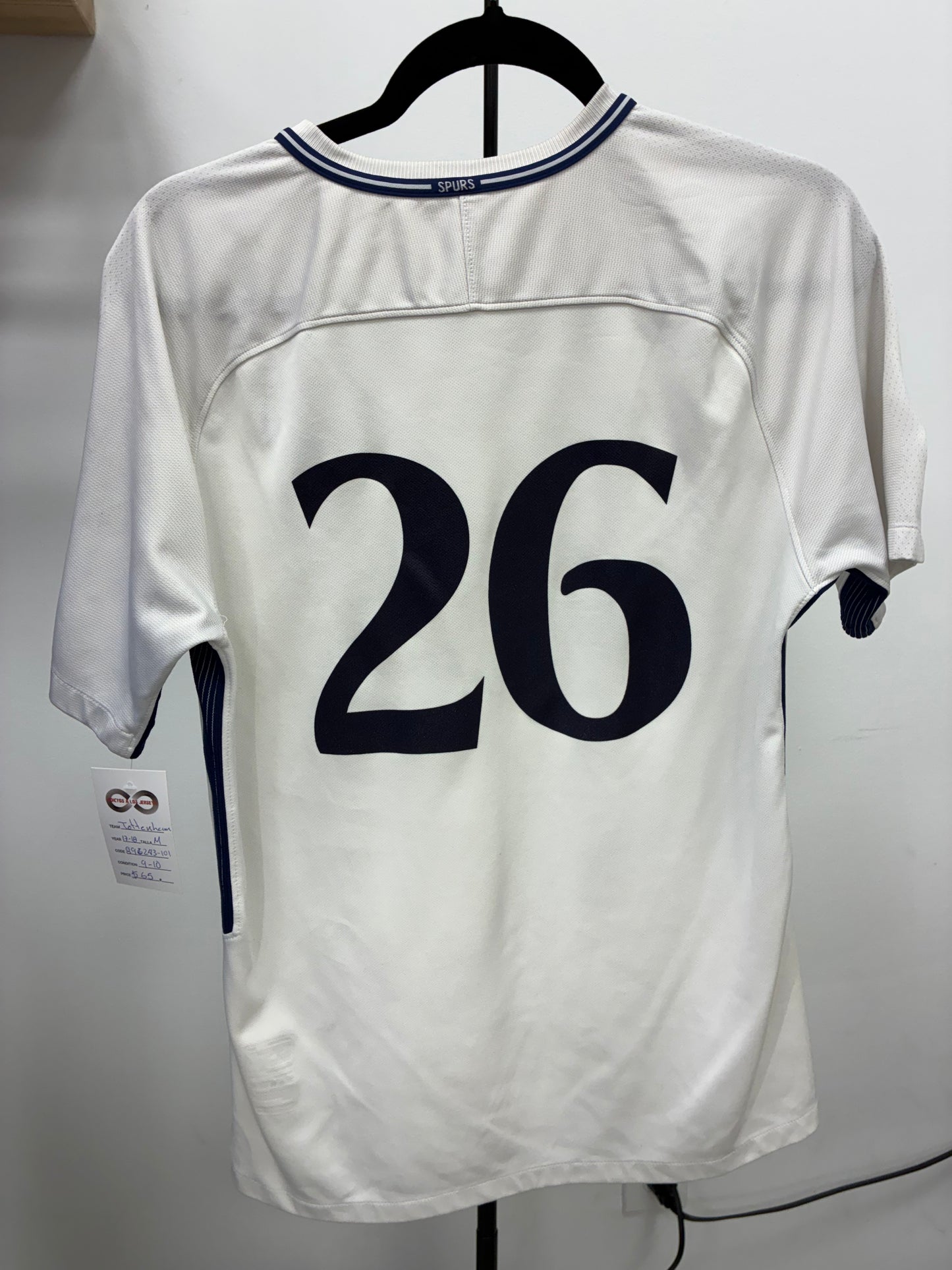 2017-18 Tottenham Hotspur Home Jersey / Medium / 9/10
