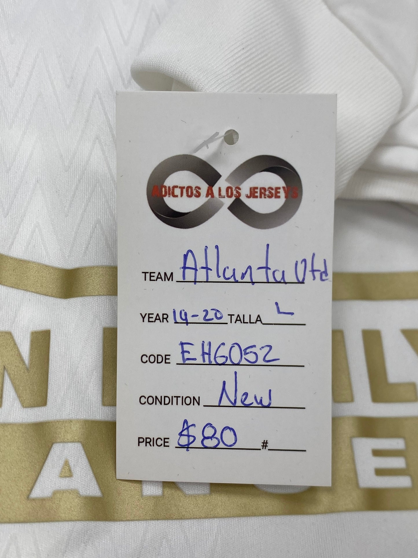 2019-20 Atlanta United Away Jersey / Large / New