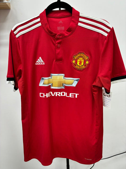 2017-18 Manchester United Home Jersey / Medium / 10/10