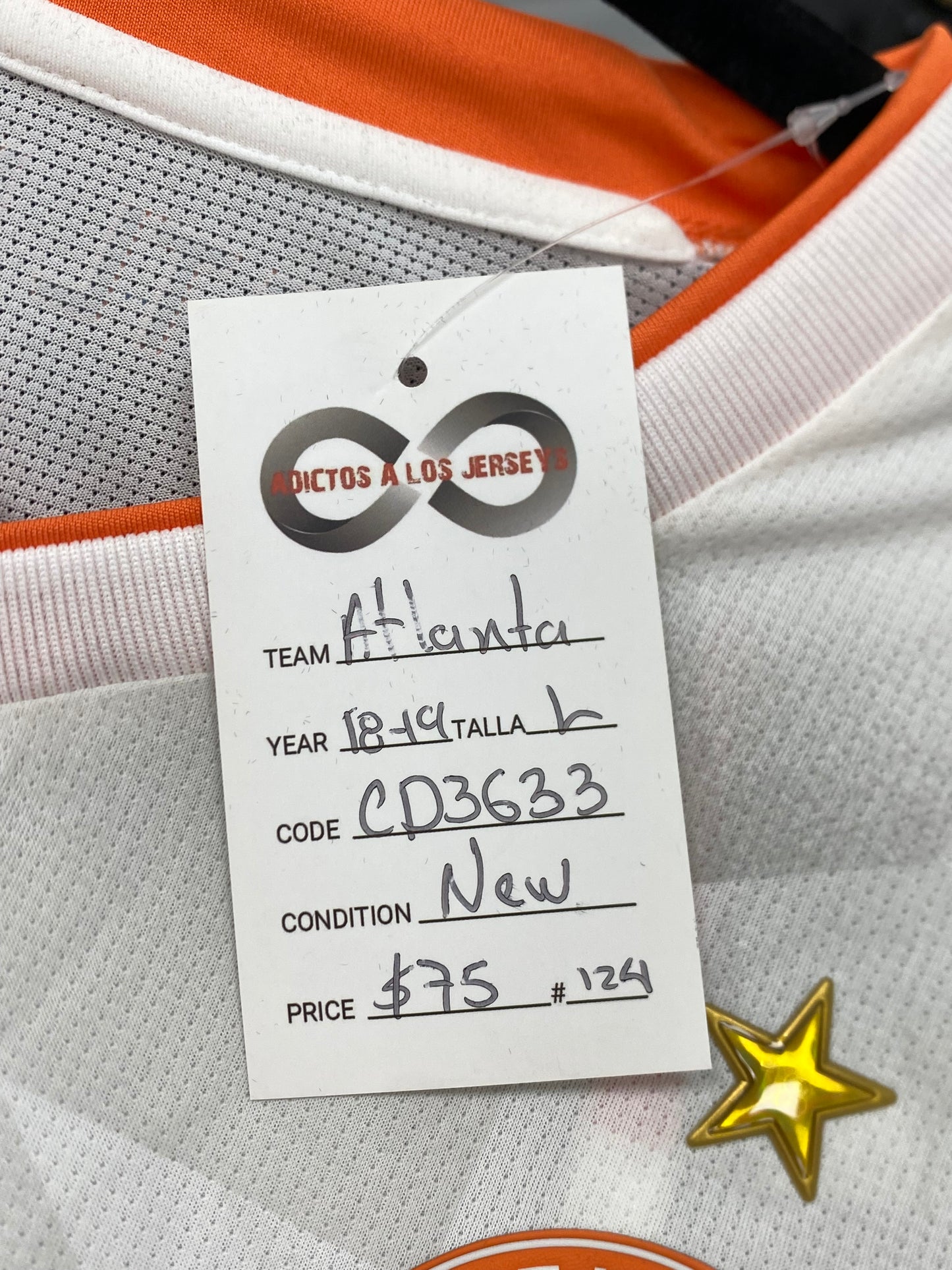2018-19 Atlanta United Away Jersey / Large / New