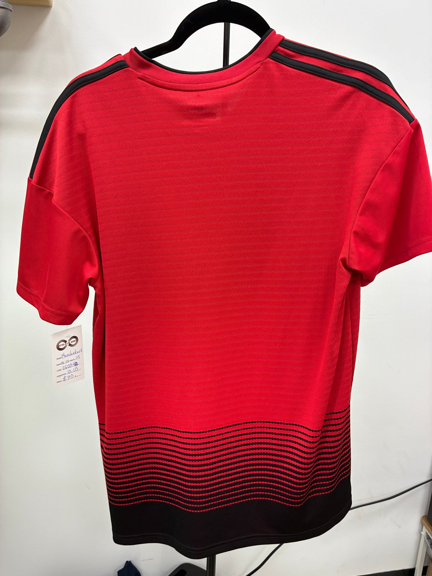 2018-19 Manchester United Home Jersey / Medium / 10/10