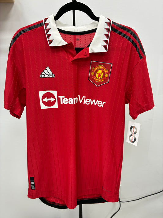 2022-23 Manchester United 7 Ronaldo Home Jersey / Medium / New