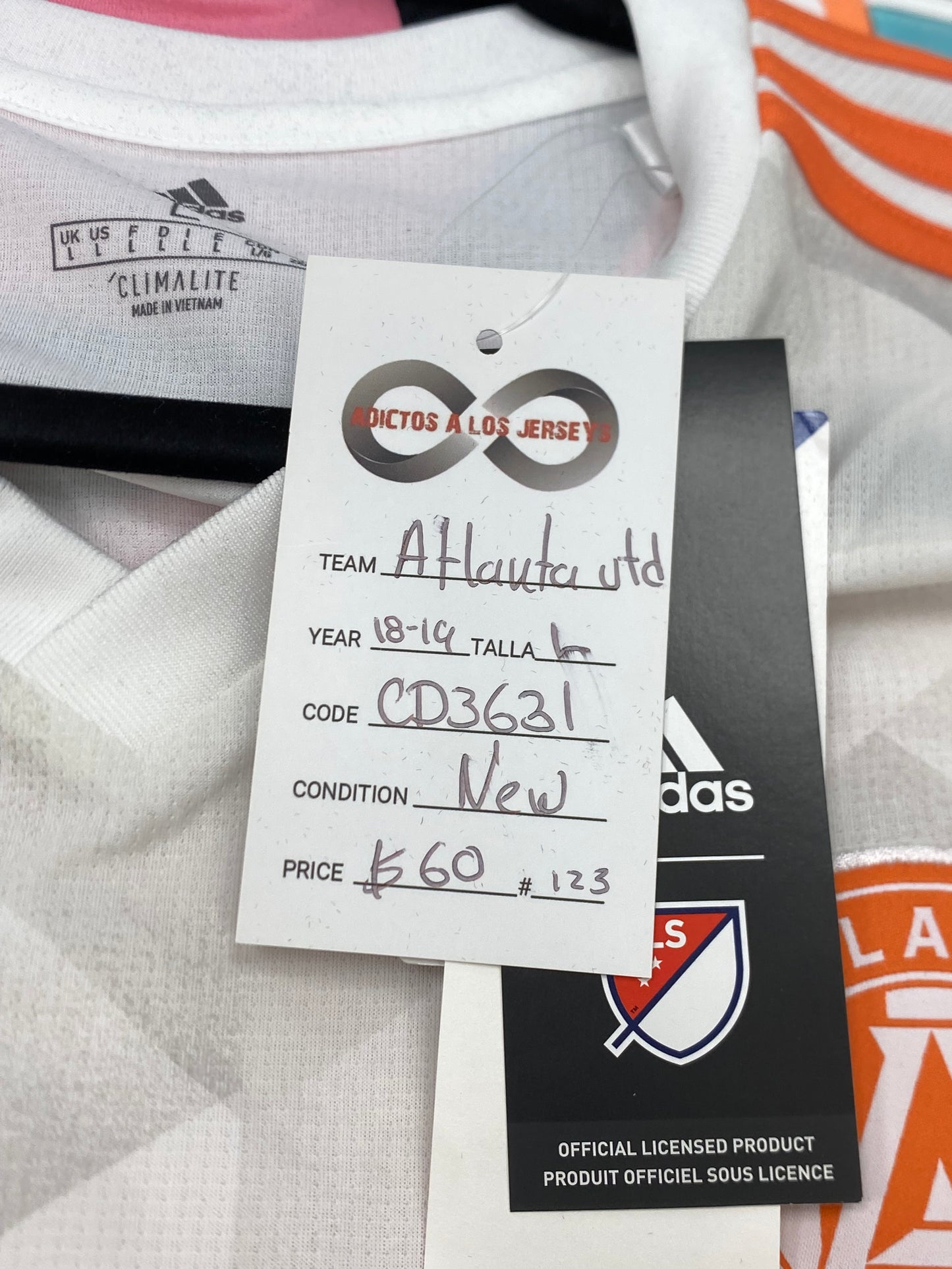 2018-19 Atlanta United Away Jersey / Large / New