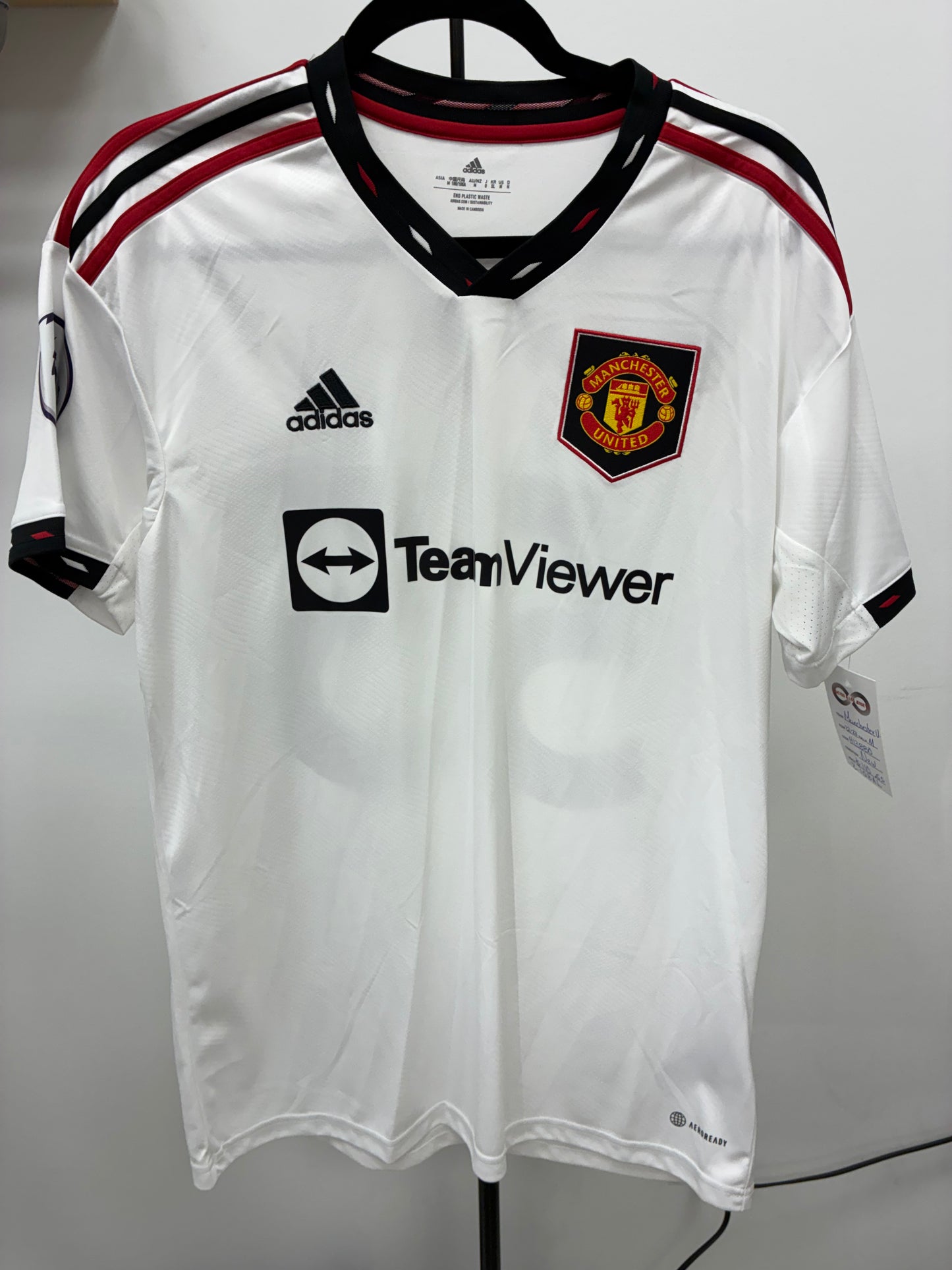 2022-23 Manchester United 55 Z.Iqbal Away Jersey / Medium / New