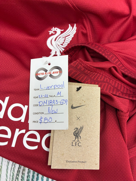 2022-23 Liverpool FC Home Jersey / Medium / New