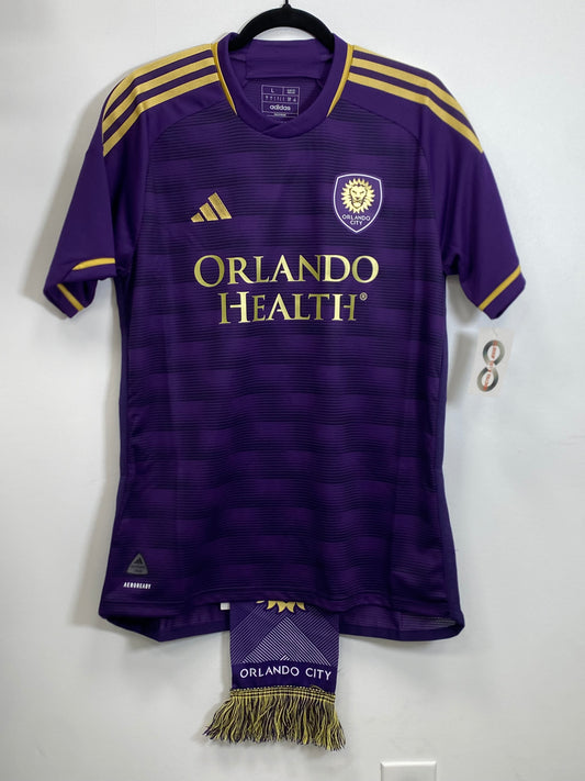 2023-24 Orlando City Player Version Home Jersey / Large / New