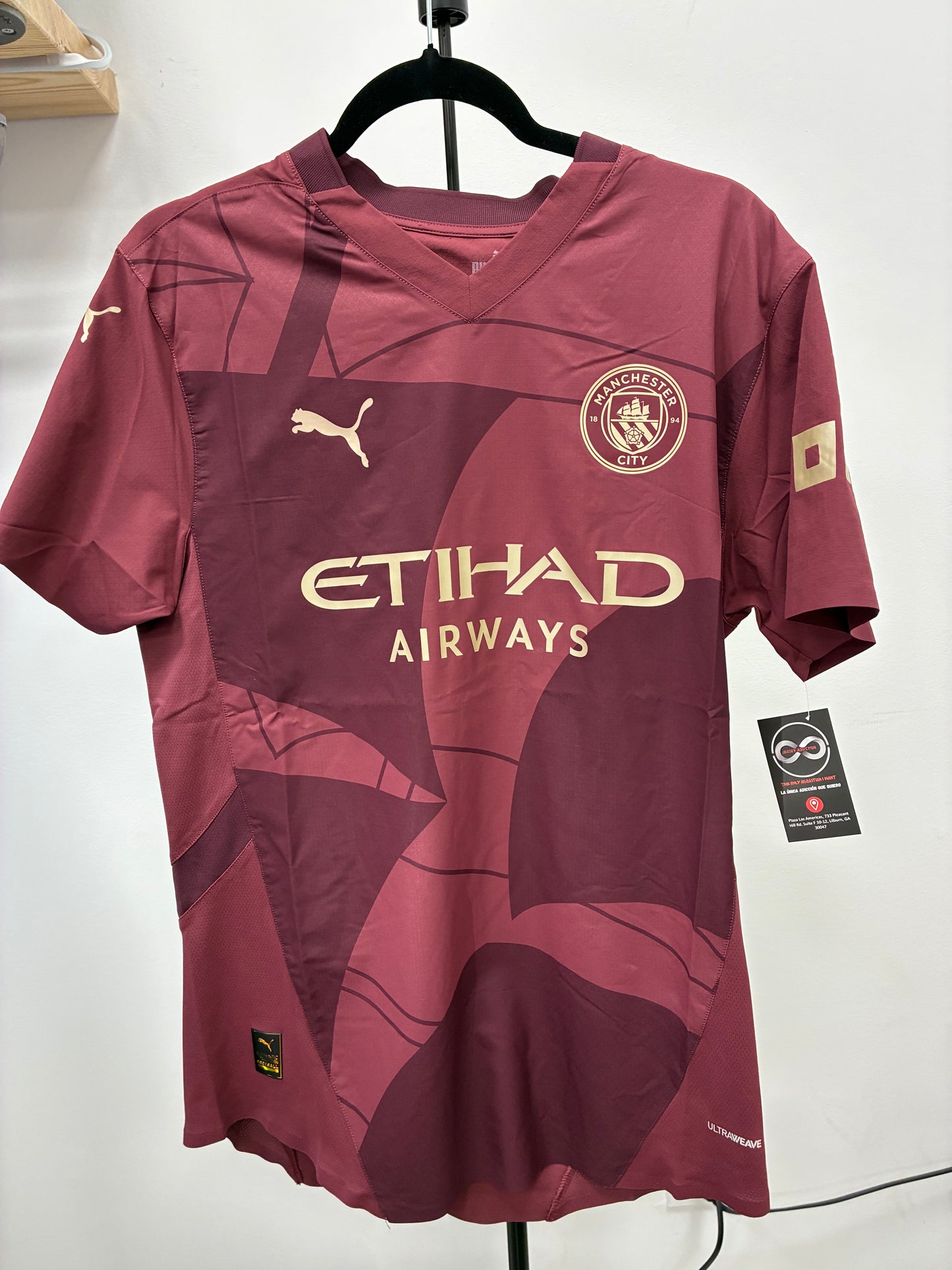 2024-25 Manchester City Player Version Third Jersey / Medium / New