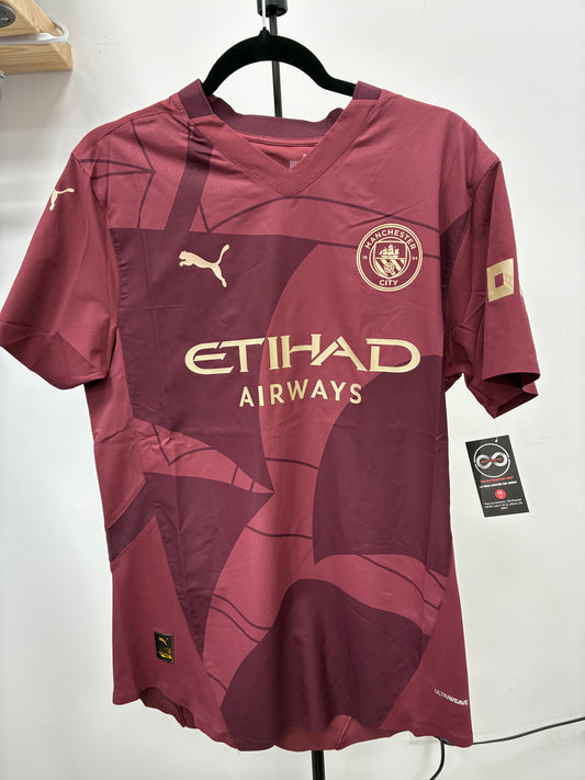 2024-25 Manchester City Player Version Third Jersey / Medium / New