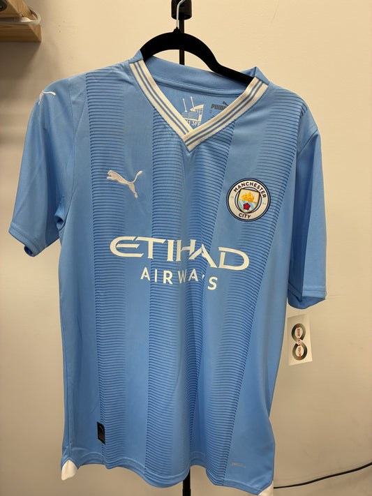 2023-24 Manchester City Home Jersey / Large / New