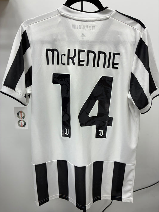 2021-22 Juventus FC 14 McKennie Home Jersey / Medium / New