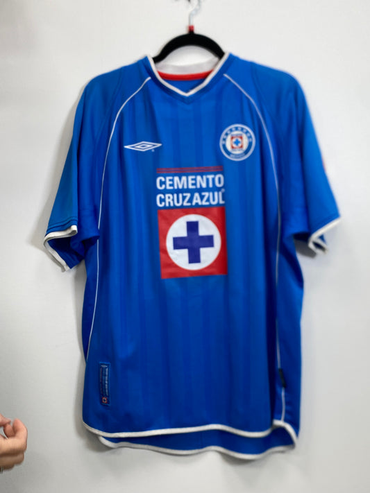 2002 Cruz Azul Home Jersey / Large / Excellent