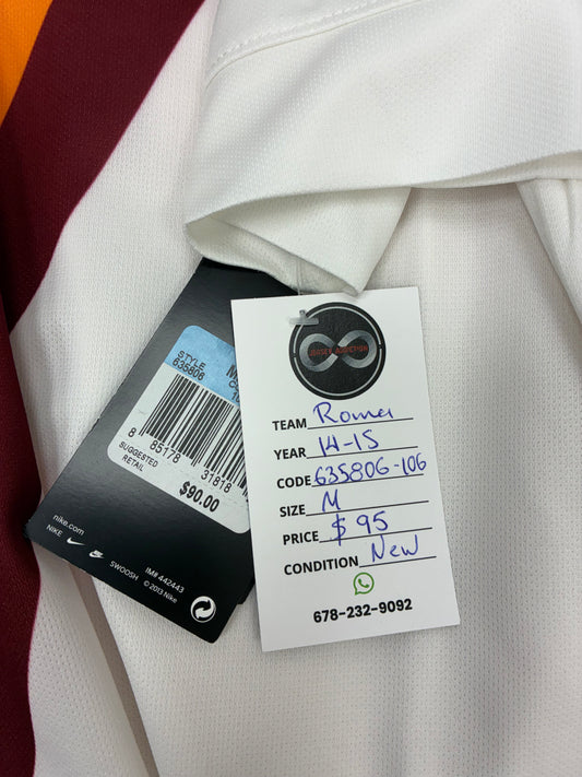 2014-15 AS Roma Away Jersey / Medium / New