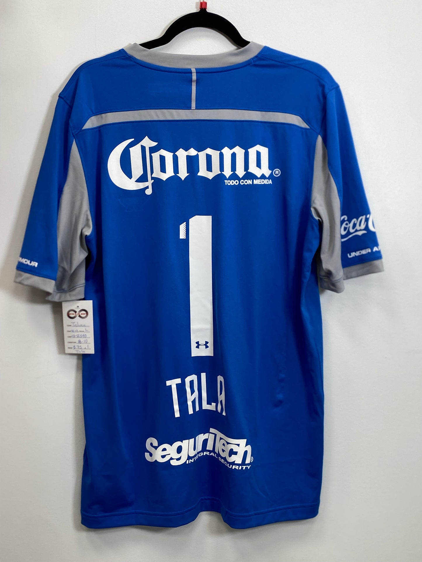 2018-19 Toluca Away Jersey / Large / 8/10