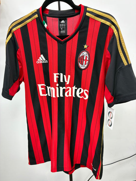 2013-14 AC Milan Home Jersey / Medium / 10/10
