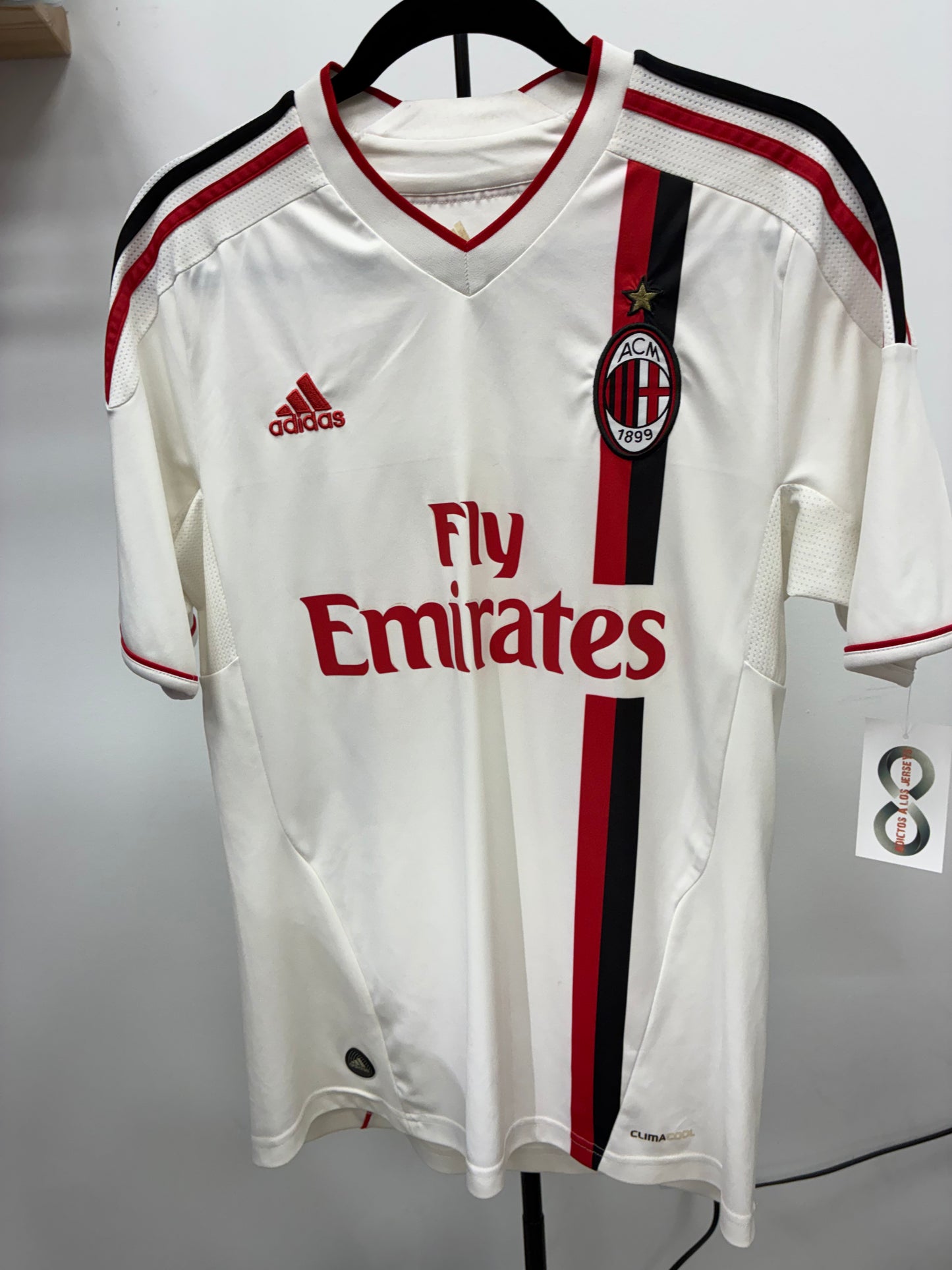 2011-12 AC Milan 11 Ibrahimović Away Jersey / Medium / 9/10
