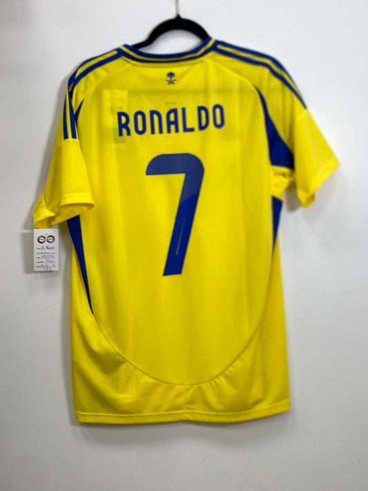 2024-25 Al-Nassr FC Ronaldo 7 Home Jersey / Large / New