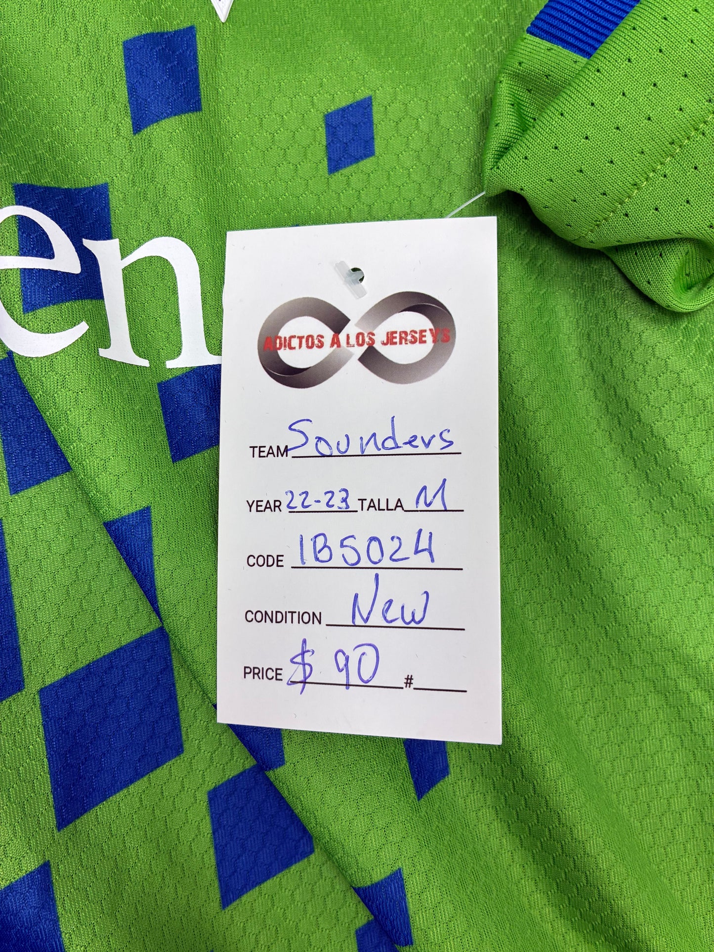 2022-23 Seattle Sounders FC Home Jersey / Medium / New