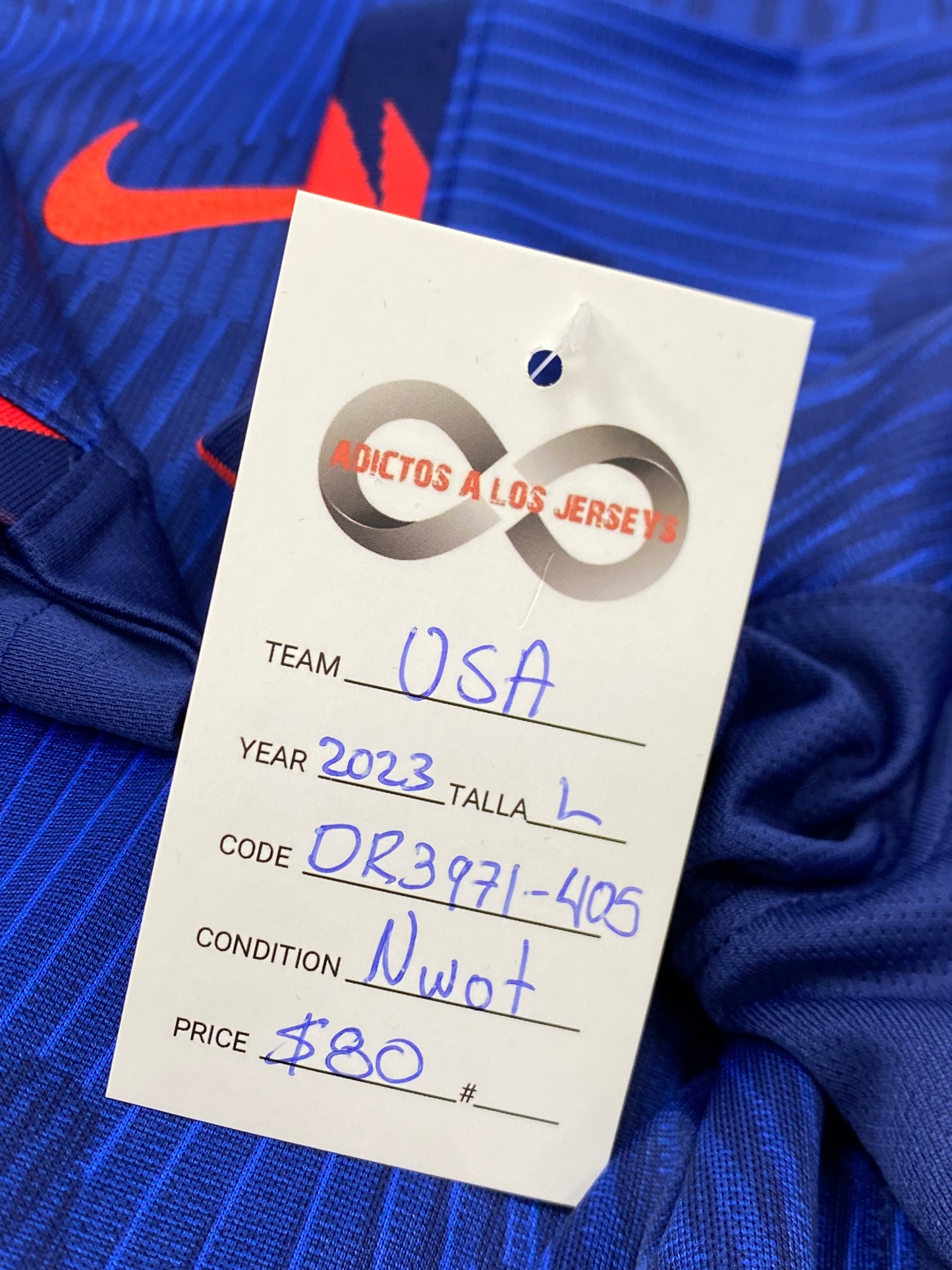 2023 USA Home Jersey / Large / New