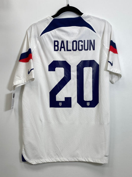 2022-23 USA Balogun 20 Home Jersey / Large / 10/10