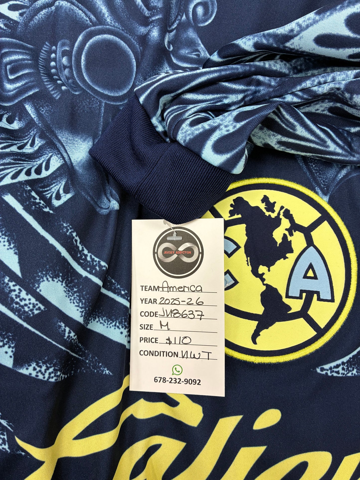 2025-26 Club América Player Version Away Jersey / Medium / New