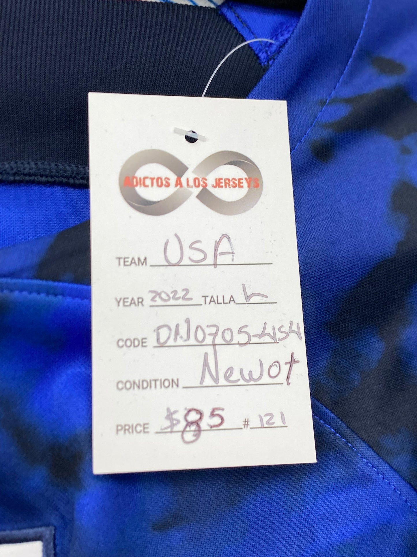 2022 USA Brickett 11 Away Jersey / Large / New