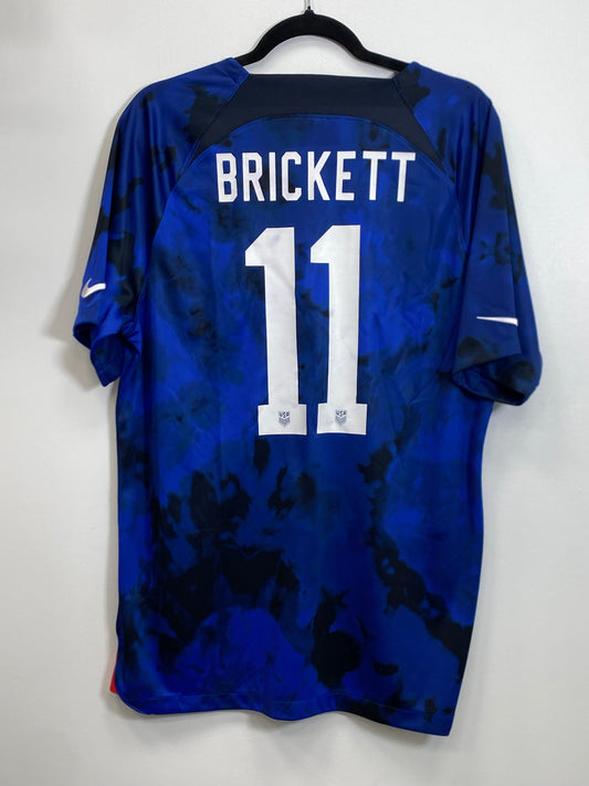 2022 USA Brickett 11 Away Jersey / Large / New