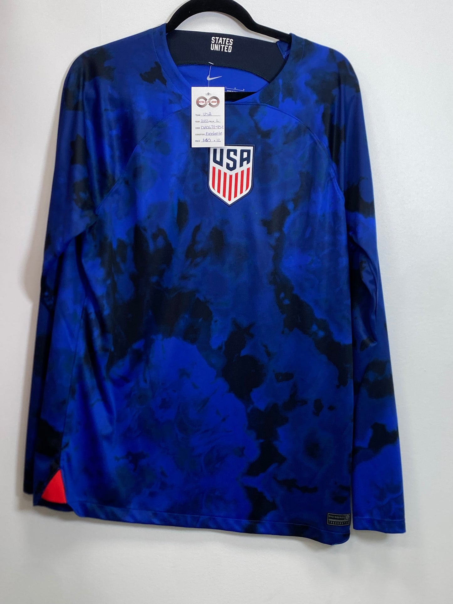 2022 USA Away Jersey / Large / Excellent