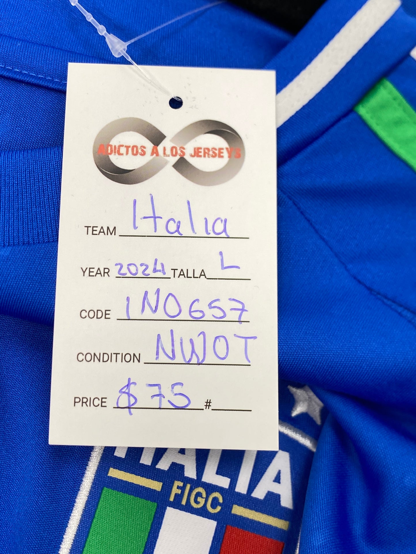 2024 Italy Home Jersey / Large / New
