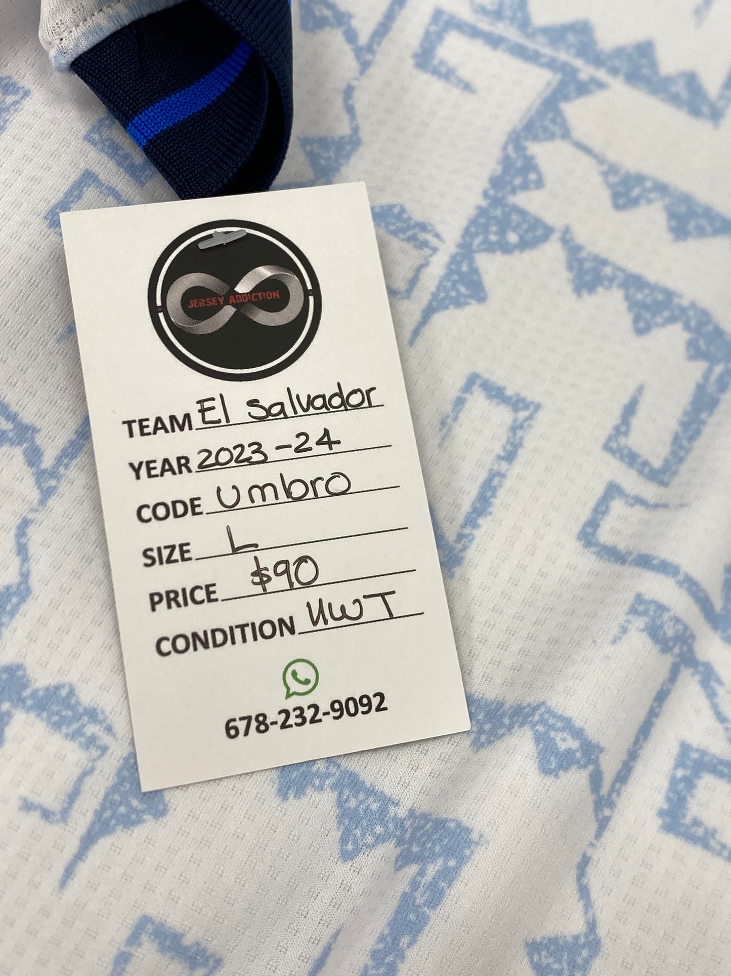 2023-24 El Salvador Away Jersey / Large / New
