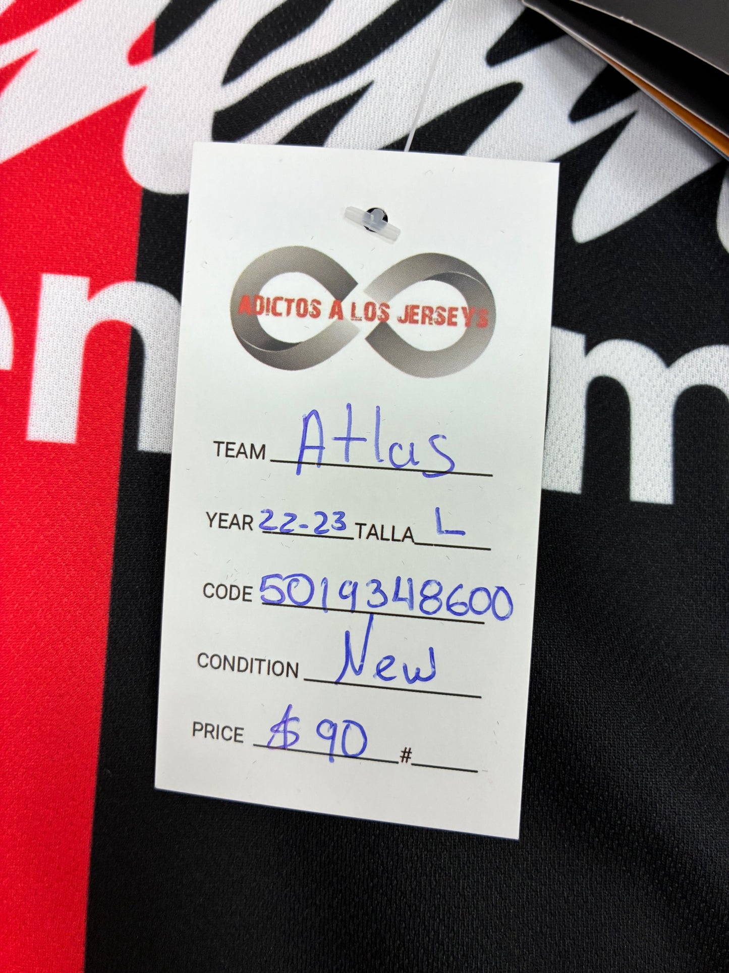 2022-23 Atlas FC Home Jersey / Large / New