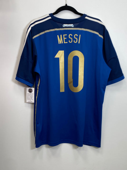 2013-14 Argentina Messi 10 Away Jersey / large / 9/10