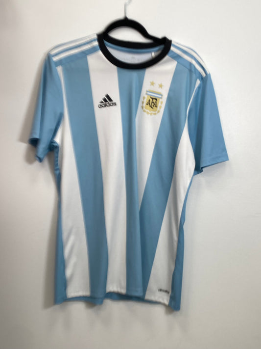 2016 Argentina Home Jersey / Large / 9/10