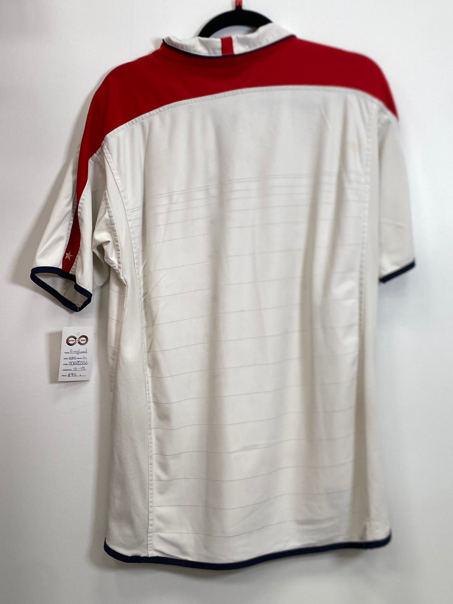 2003 England Home Jersey / Large / 10/10