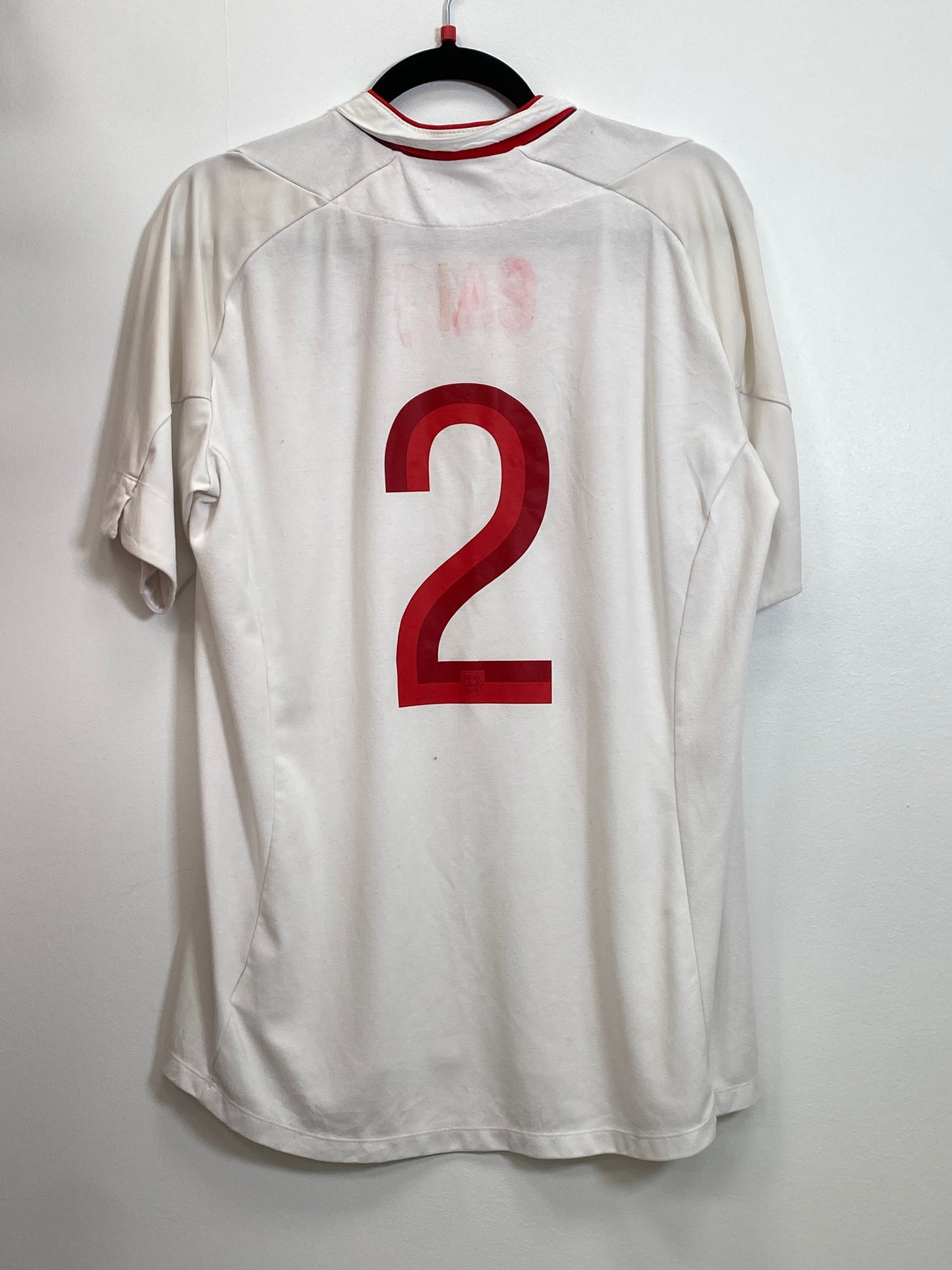 2012 England Home Jersey / Large / 6/10