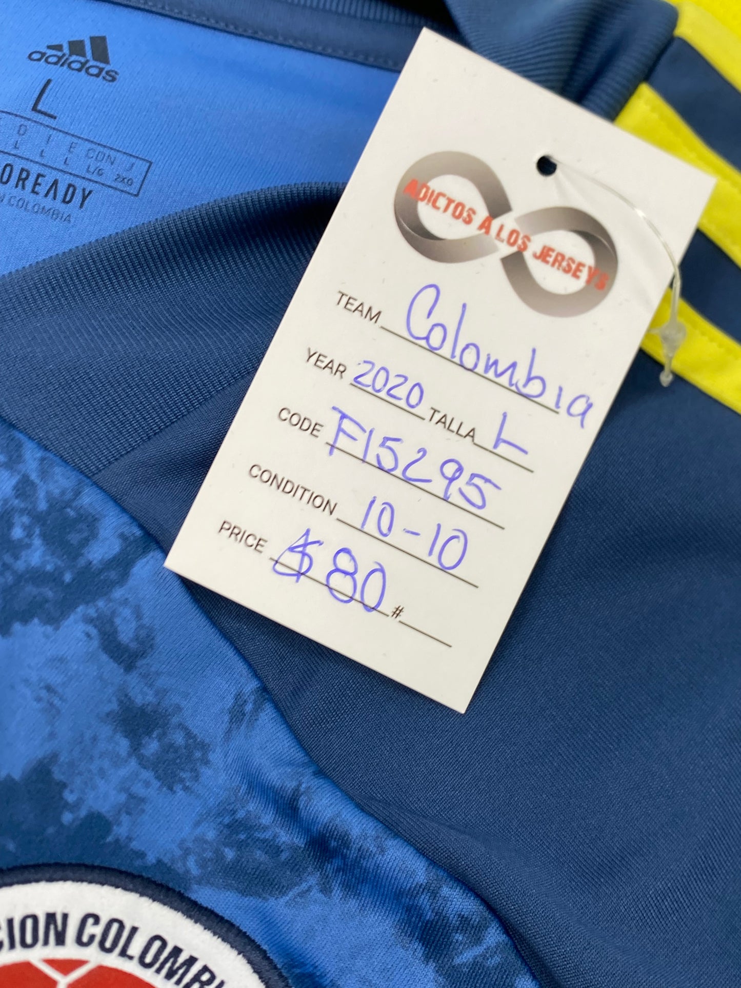 2020 Colombia Away Jersey / Large / 10/10