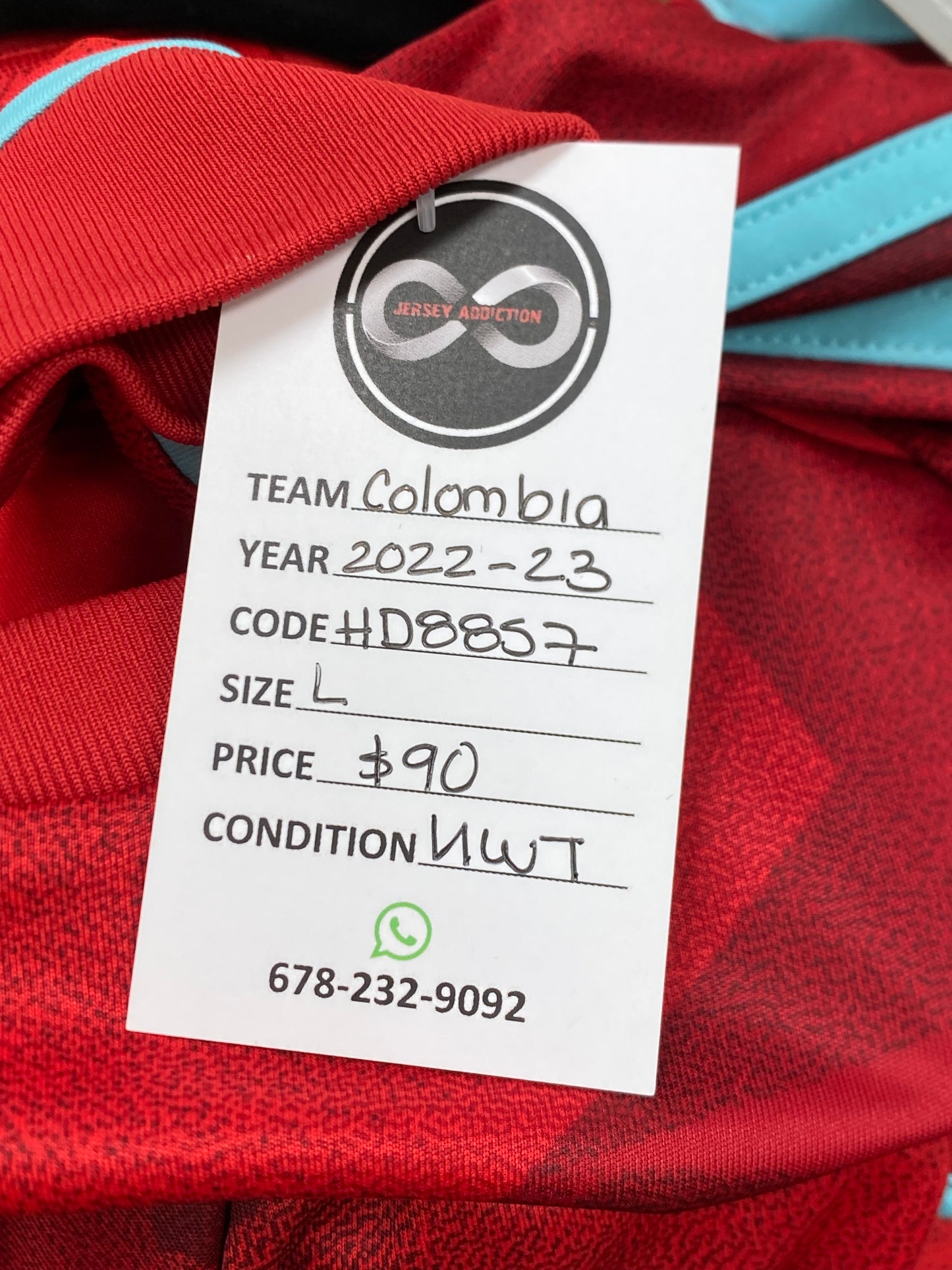 2022-23 COlombia Away Jersey / Large / New