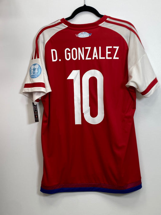 2016-17 Paraguay D.Gonzalez Home Jersey / Large / 9/10