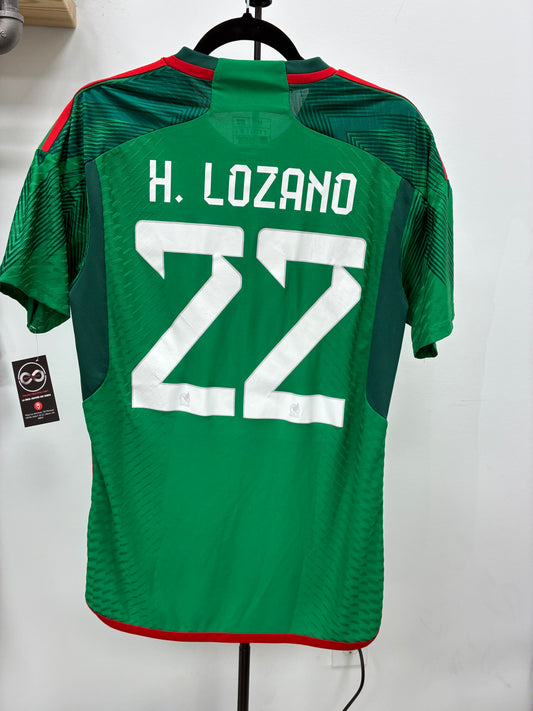 2022 Mexico 22 H.Lozano Home Jersey / Medium / 10/10