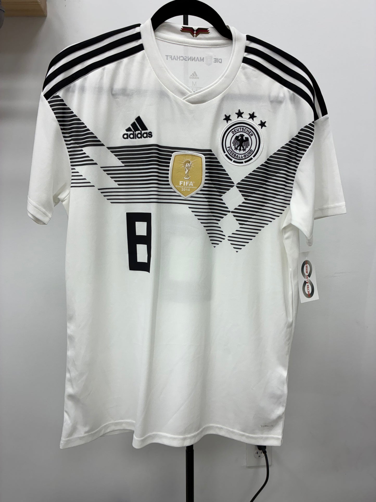 2018 Germany 8 Kroos Home Jersey / Medium / 9.5/10