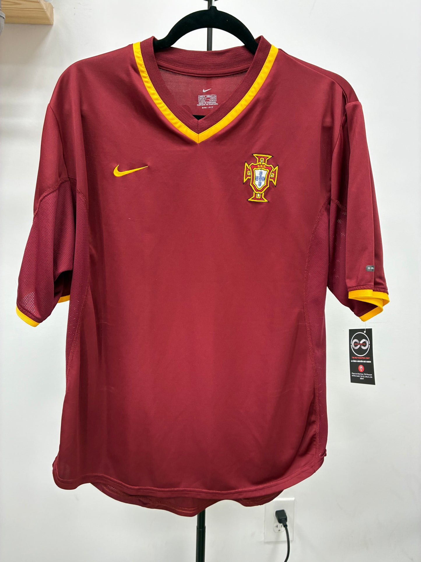 2000 Portugal 21 Nuno Gomez Home Jersey / Medium / 10/10