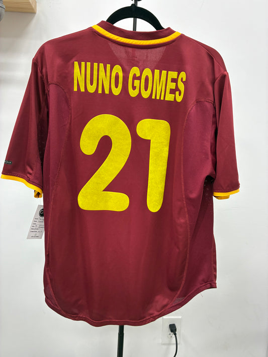 2000 Portugal 21 Nuno Gomez Home Jersey / Medium / 10/10