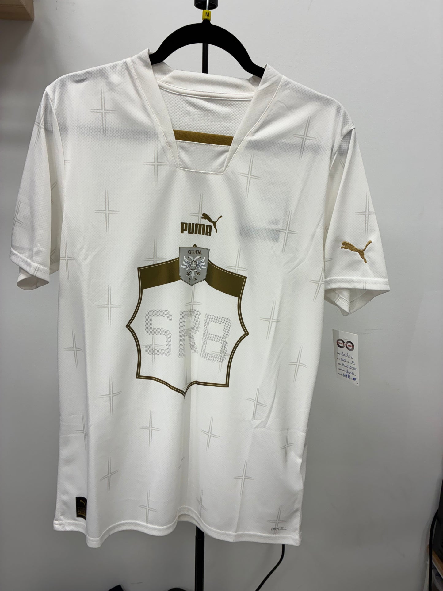 2022 Serbia Away Jersey / Medium / New