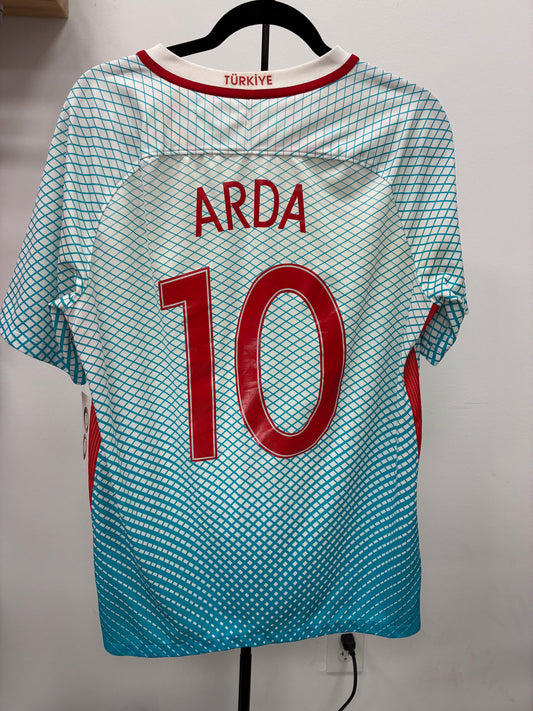 2016 Turkey 10 Arda Away Jersey / Medium / 10/10
