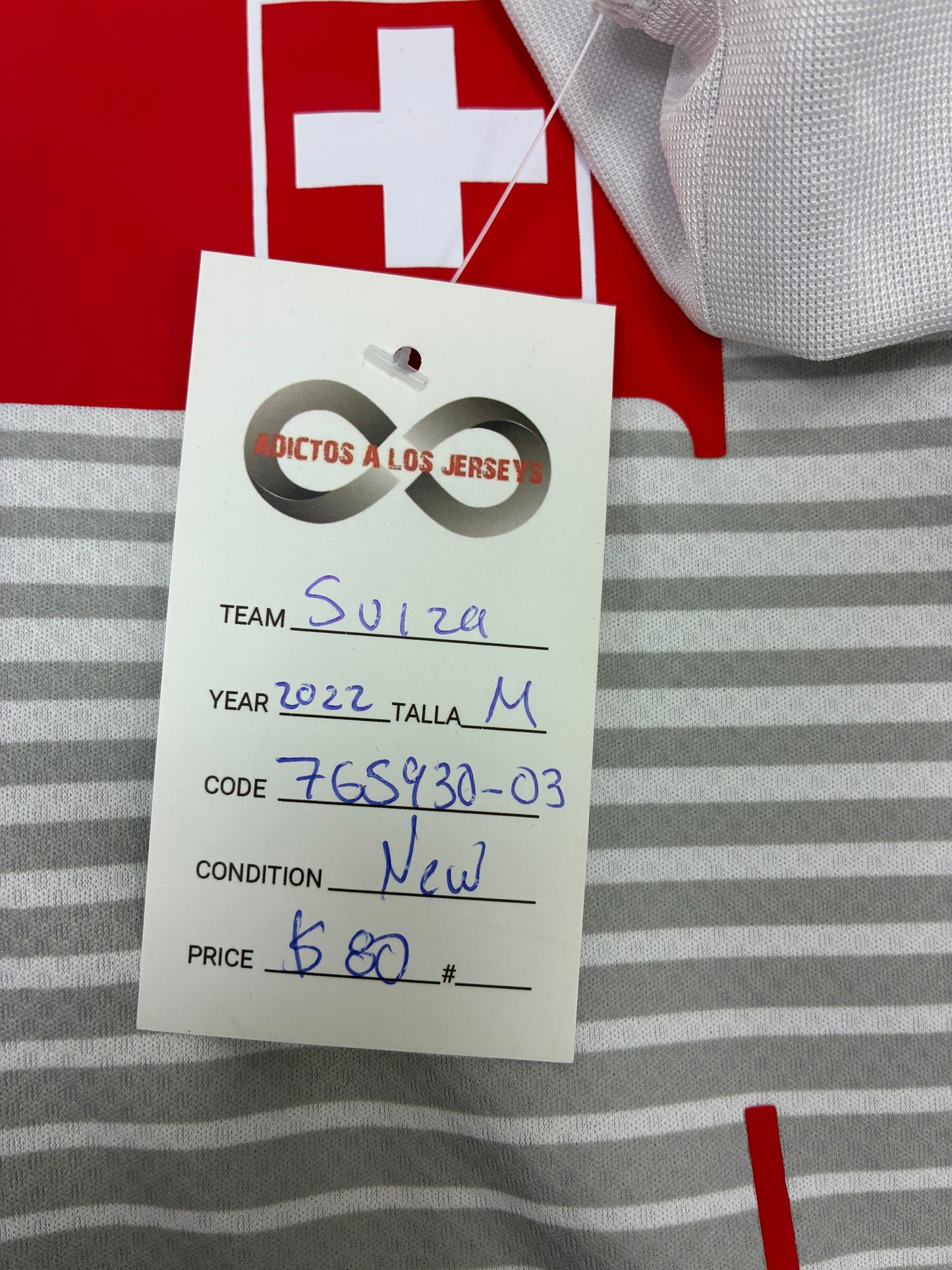 2022 Switzerland Away Jersey / Medium / New