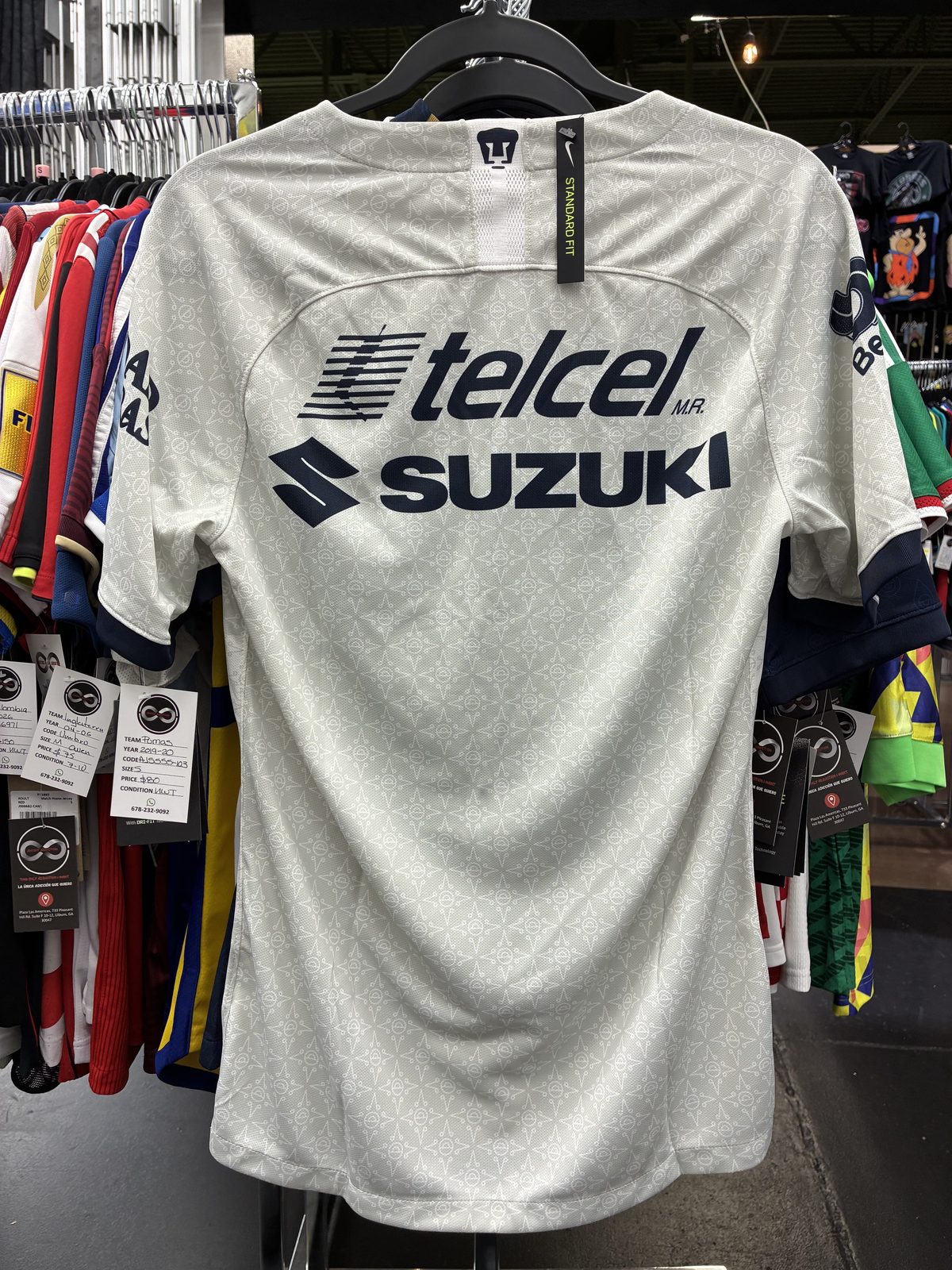 Pumas UNAM 2019-20 Away Jersey back