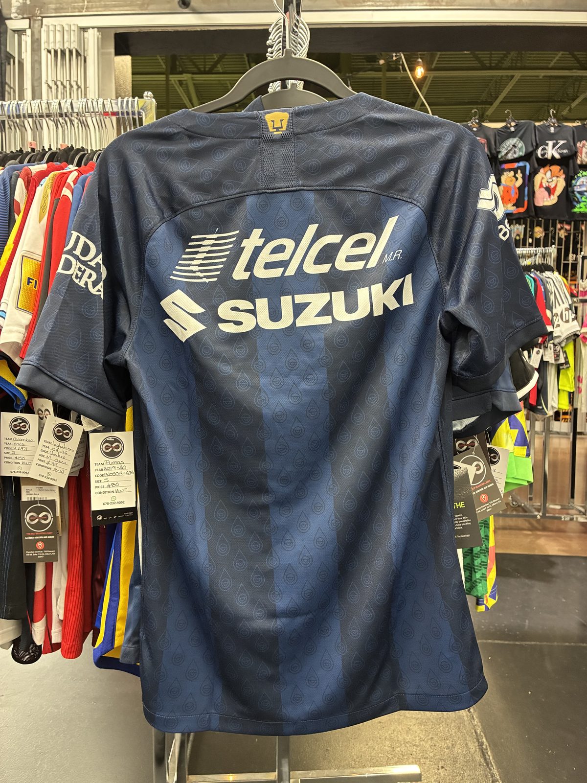 Pumas UNAM 2019-20 Home Jersey back