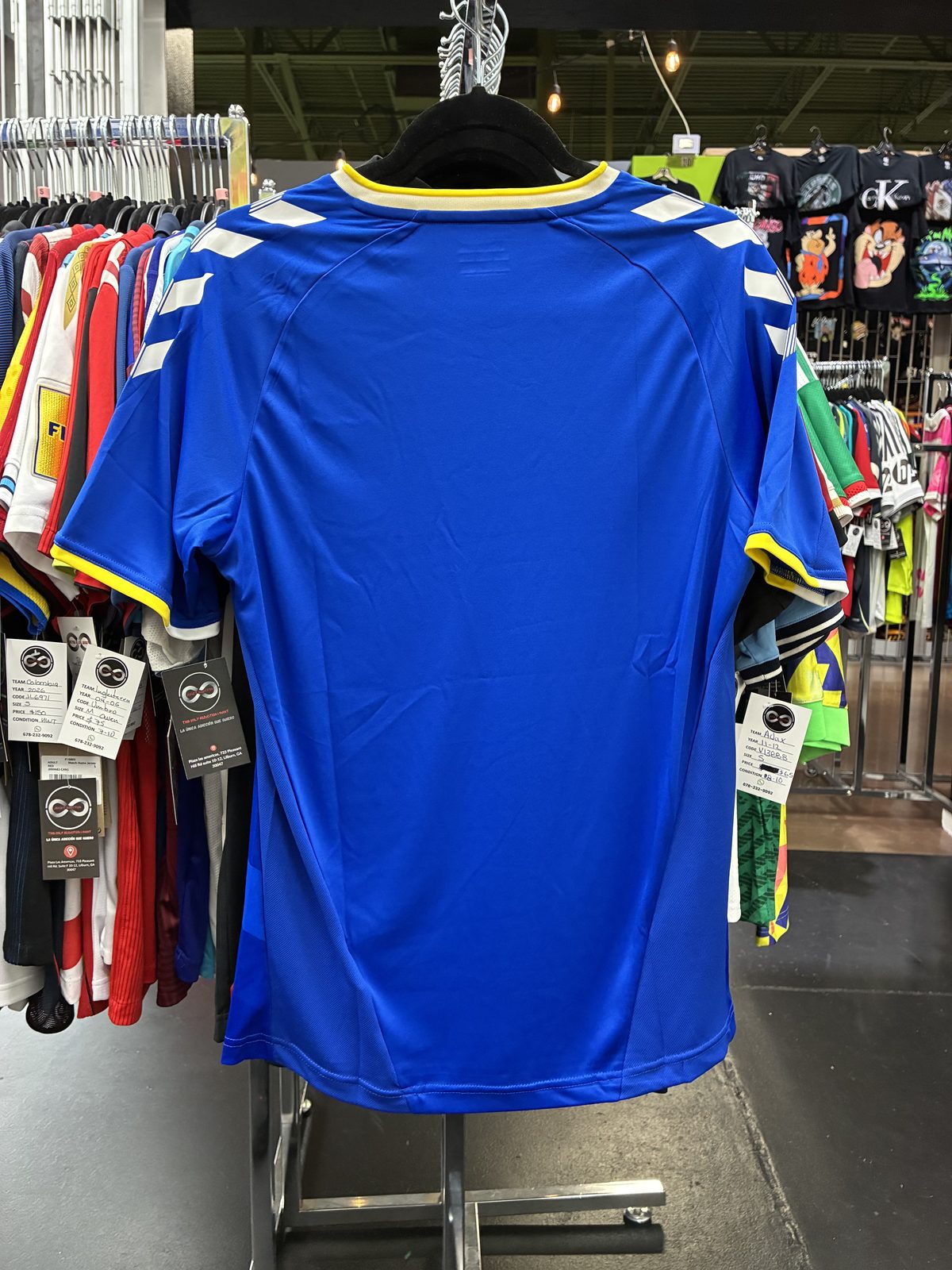 Everton 2021-22 Home Jersey back